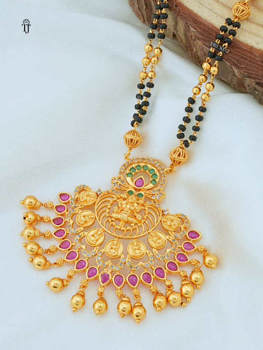 Temple Jewellery Lakshmi Mangalsutra For Women