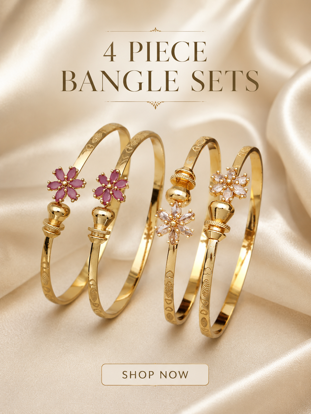 4 Piece Bangle Sets