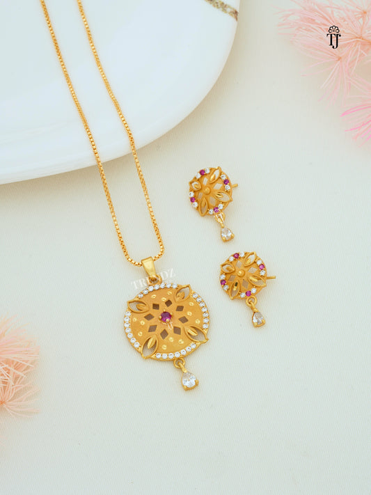 Beautiful Gold & Diamond Pendant Designs for Women