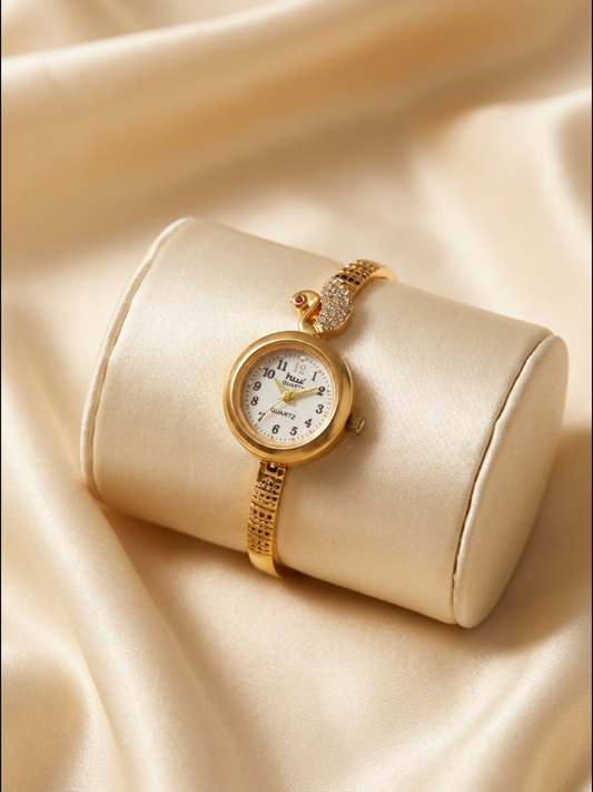Beautiful  Quartz Gold Bracelet Watch