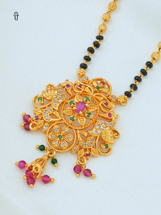 Traditional Artificial Gold Mangalsutra | South Indian Jewellery