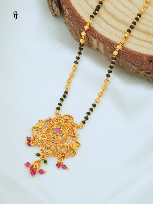 Traditional Artificial Gold Mangalsutra | South Indian Jewellery