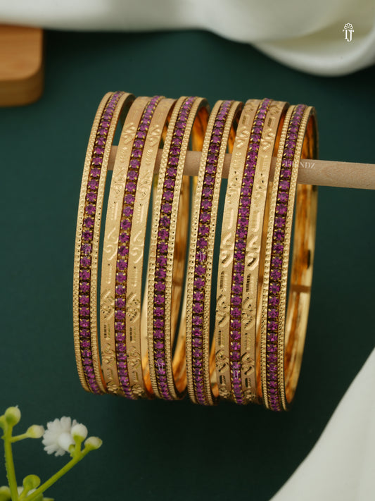 CNC Beautiful Bangles Design with Price | Pink  Next-gen Couture Bangles