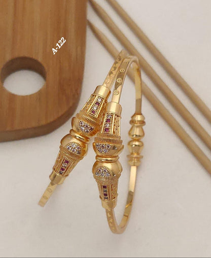 Stylish Adjustable Bracelets For Women & Girls Pack Of 4 Piece ( 2 Pair)
