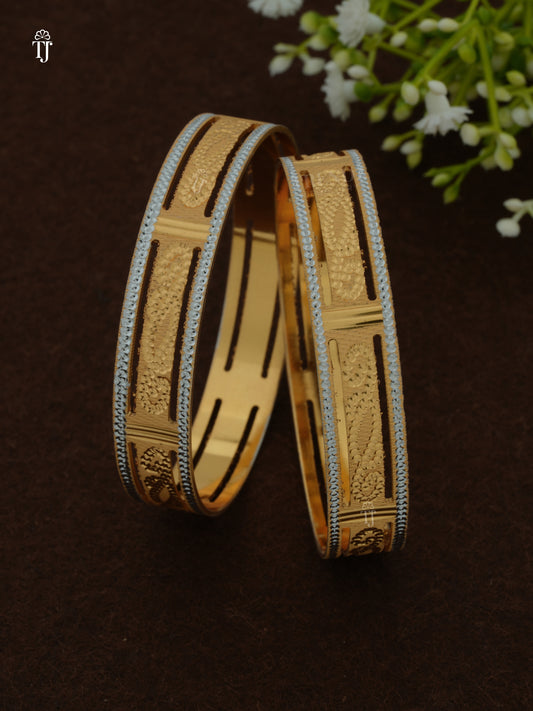 Fancy CNC Bangles for Women | 2-Bangle Set (1 Pair)