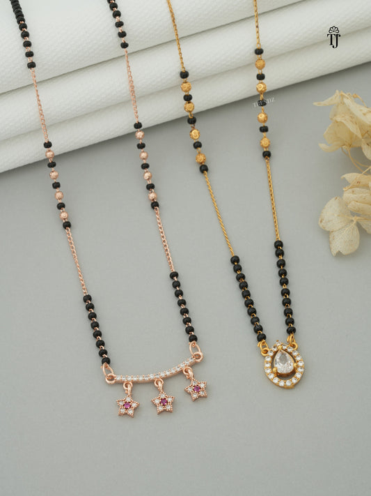 Fancy Pendant Mangalsutra Design for Women | Modern Women Style (2 Mangalsutra)