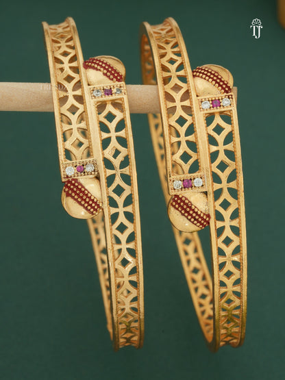 Gold Plated Designer Bangles for Women