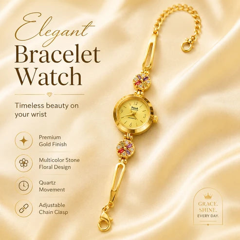 Premium Brass bracelet-style Watch for Women