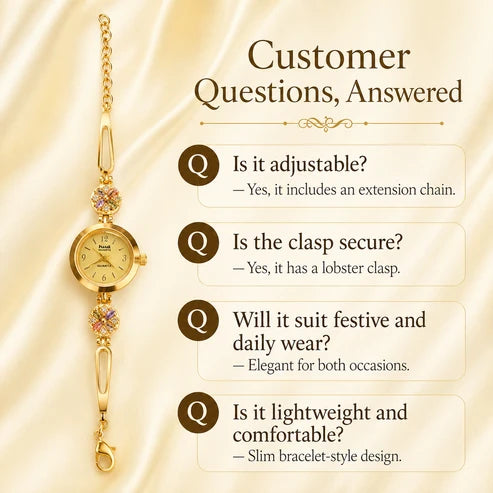 Premium Brass bracelet-style Watch for Women