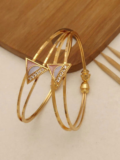 Stylish Adjustable Daily Wear Bracelet For Girls Pck Of 2 Pieces ( 1 Pair )