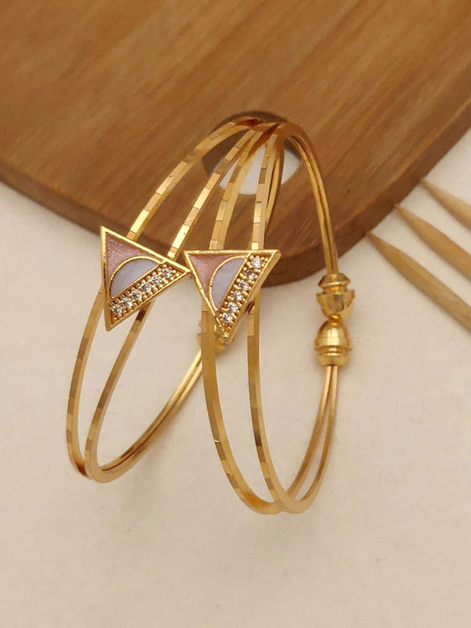 Stylish Adjustable Daily Wear Bracelet For Girls Pck Of 2 Pieces ( 1 Pair )