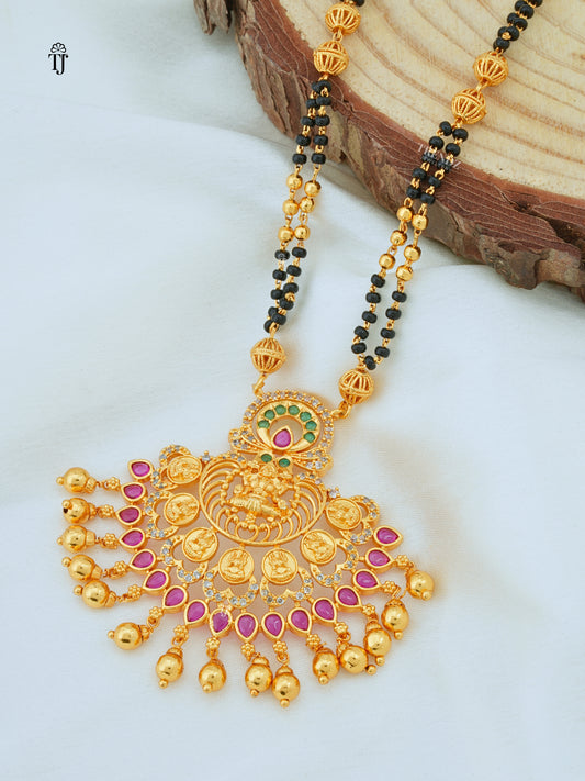 Temple Jewellery Lakshmi Mangalsutra For Women