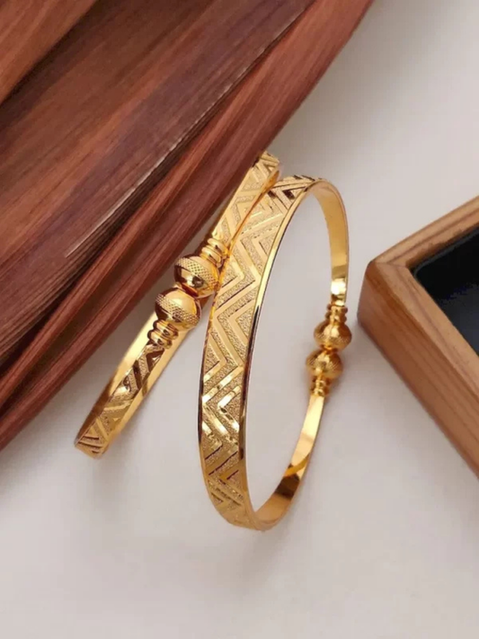 Trendy Fancy Daily Wear Bracelet For Women & Girls Pack Of 2 Pieces ( 1 Pair )