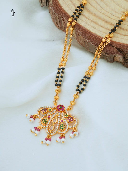Designer Two-layered Gold Plated Mangalsutra