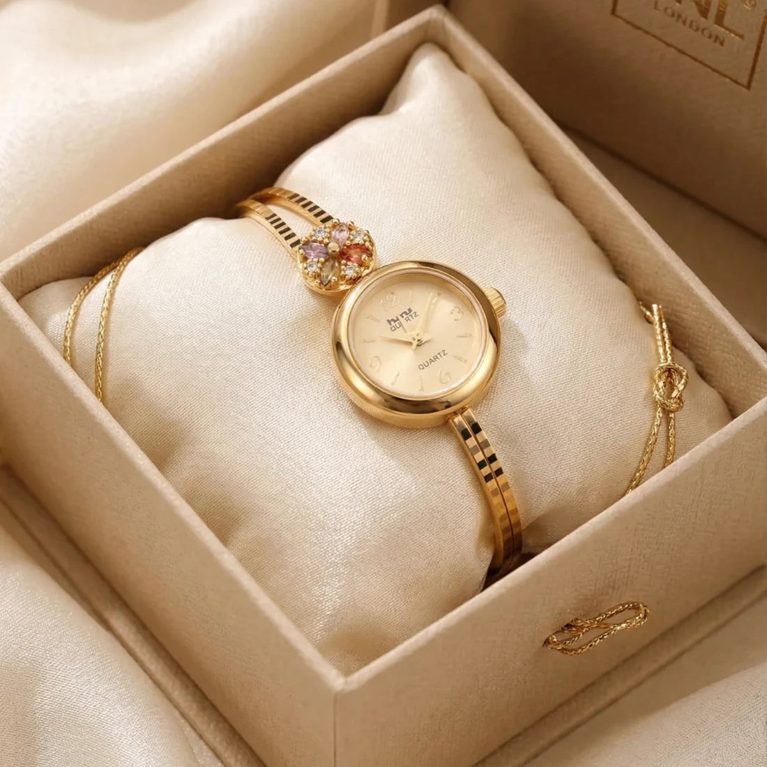 Premium Brass Bangle Watch for Women