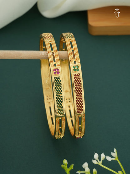 Best Artificial Bangles for Daily Use | Simple and Elegant Plain Bangle Design (1 Pair)